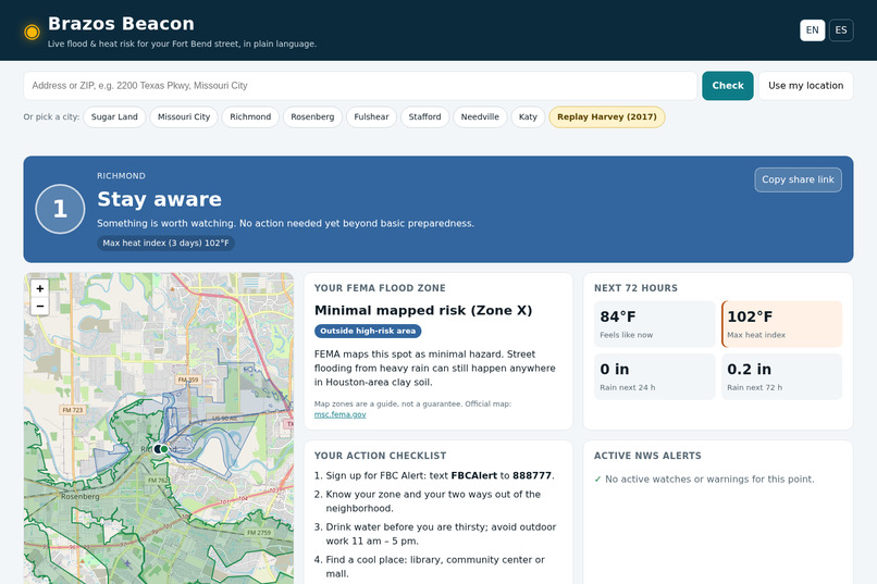 Brazos Beacon – screenshot 3