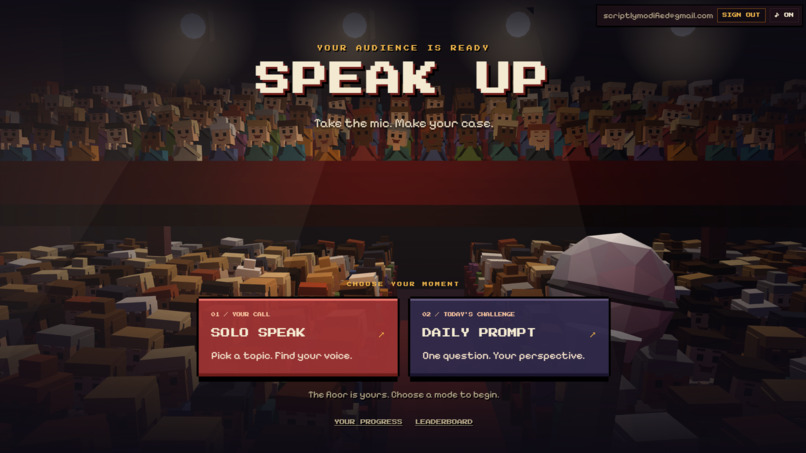 Speak Up – screenshot 1