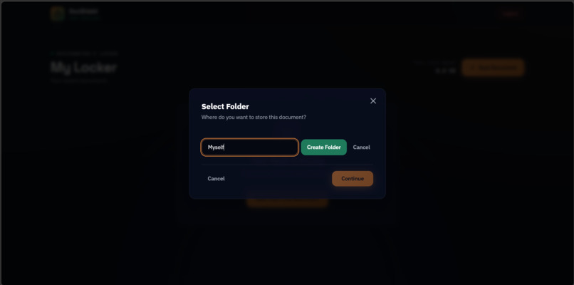 Secure digital document storage and retrieval system – screenshot 6