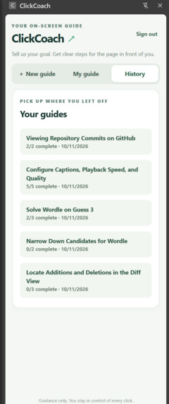 ClickCoach – screenshot 5