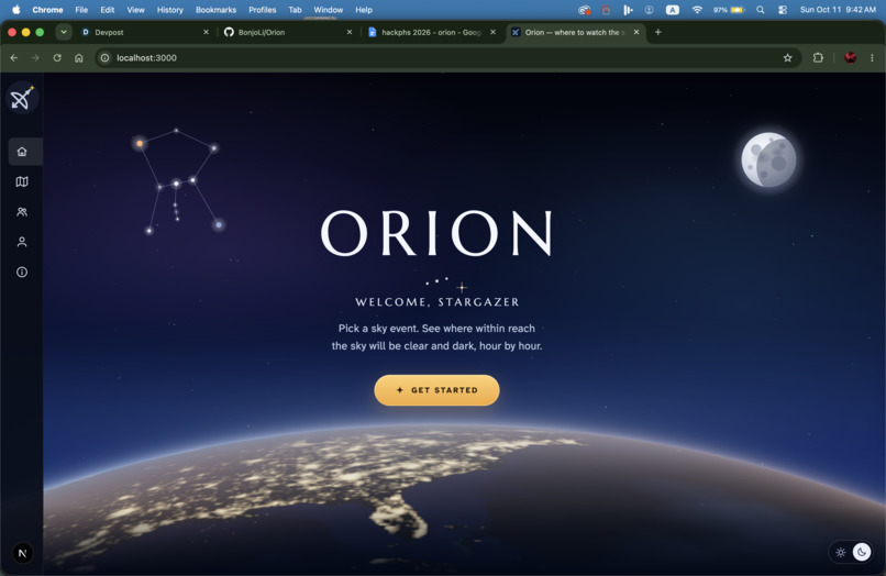 Orion – screenshot 2