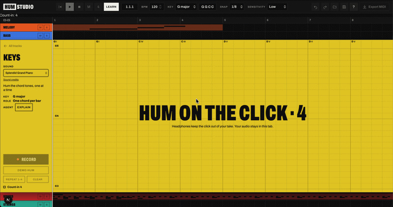 HumStudio – screenshot 2