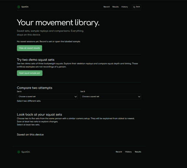 SpotOn – screenshot 1