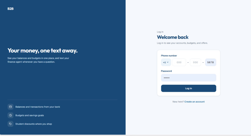 BankChecks to BankTexts (B2B) – screenshot 1