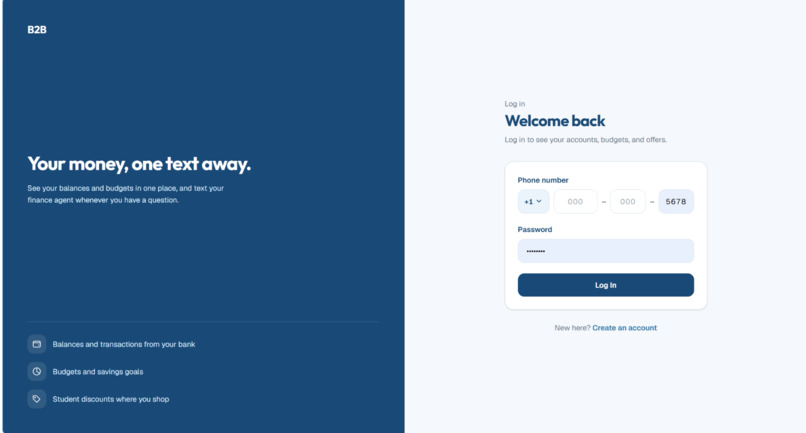 BankChecks to BankTexts (B2B) – screenshot 2