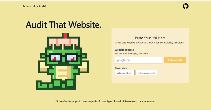 Accessibility Audit – screenshot 1
