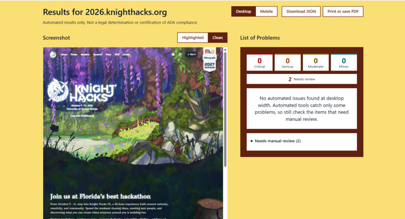 Accessibility Audit – screenshot 8