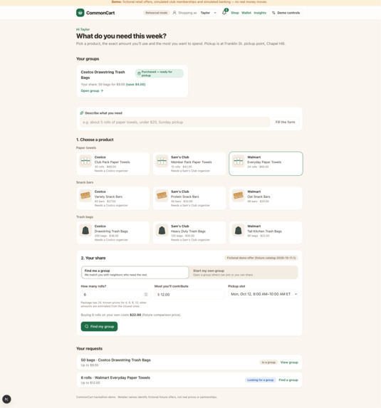 CommonCart – screenshot 1