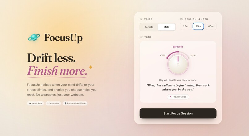 FocusUp – screenshot 1