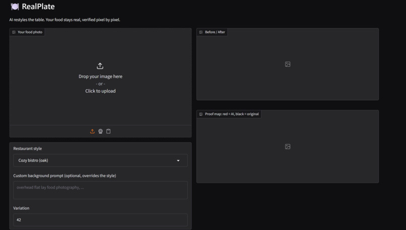 RealPlate – screenshot 1