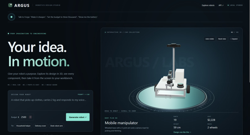 Argus Labs – screenshot 1