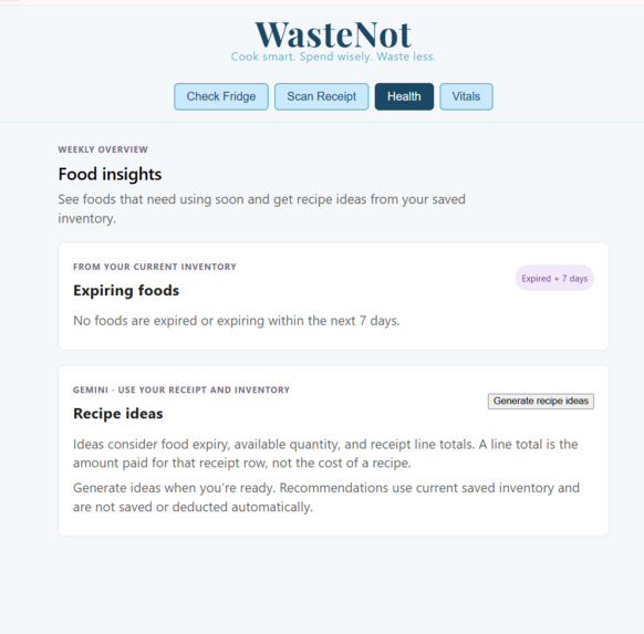 WasteNot – screenshot 2