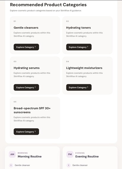 SkinWise AI – screenshot 2