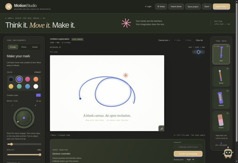 MotionStudio – screenshot 1