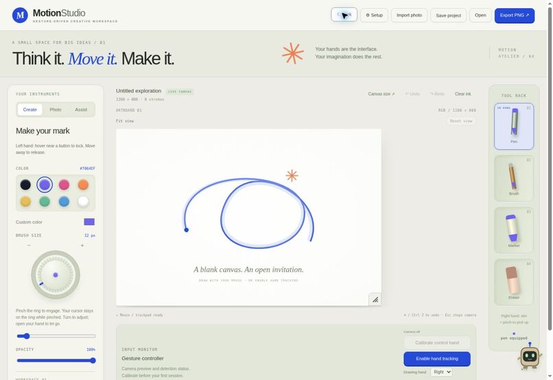 MotionStudio – screenshot 2