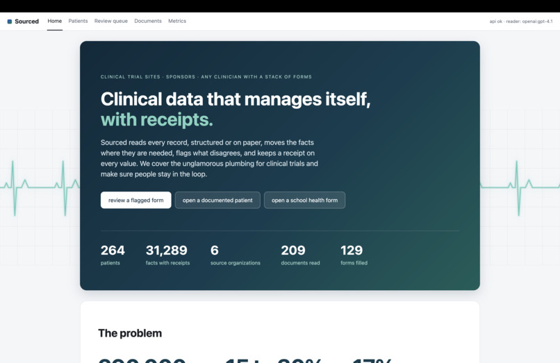 Sourced – screenshot 1