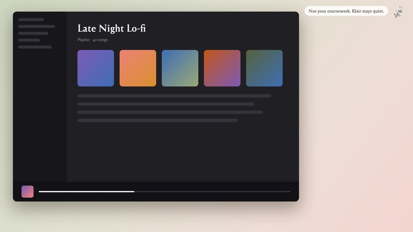 Klair – screenshot 2