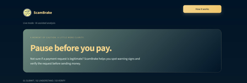 ScamBrake – screenshot 1
