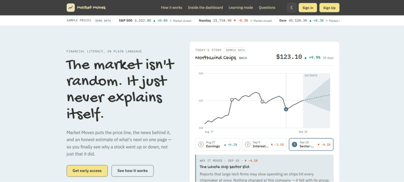 Market Moves – screenshot 1