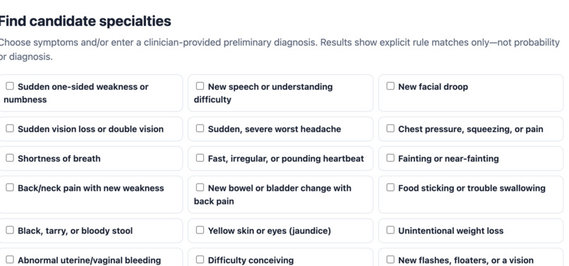 MedFinder – screenshot 1