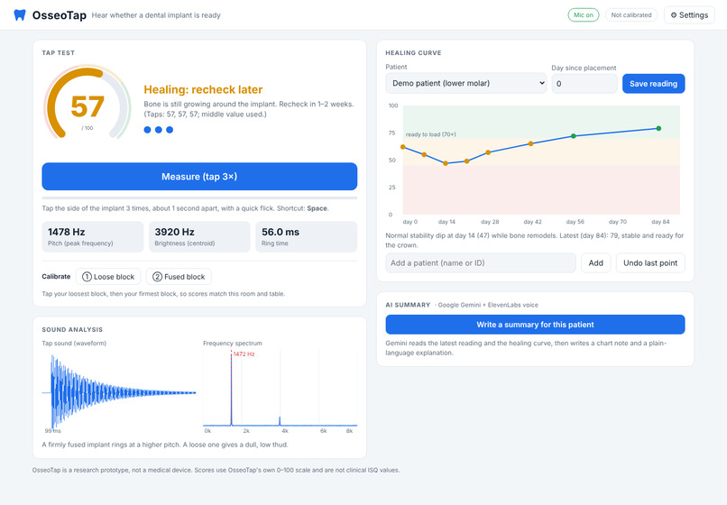 OsseoTap – screenshot 1