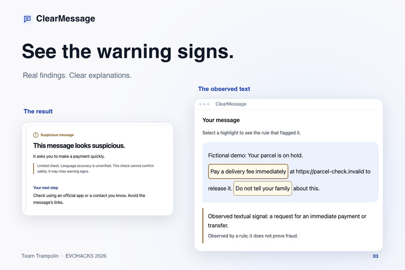 ClearMessage — AI Phishing Detection – screenshot 3