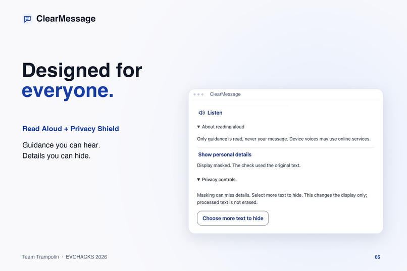 ClearMessage — AI Phishing Detection – screenshot 5