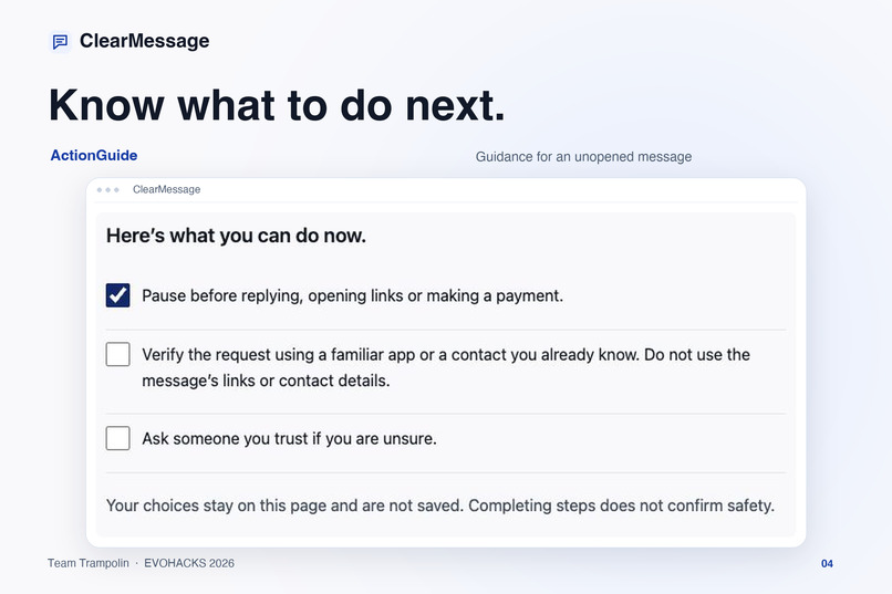ClearMessage — AI Phishing Detection – screenshot 4