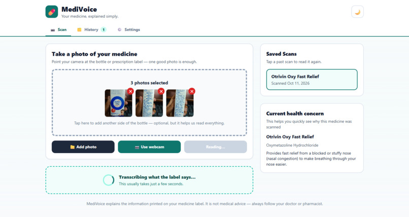 MediVoice – screenshot 1