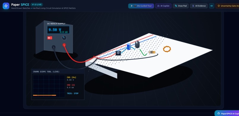 PaperSPICE: AI Circuit Twin – screenshot 2