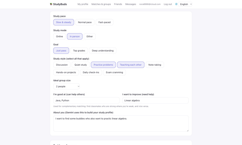 StudyBuds – screenshot 3