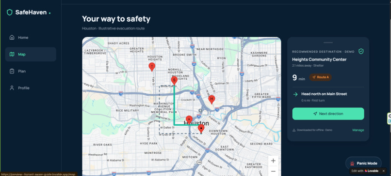 SafeHaven – screenshot 2