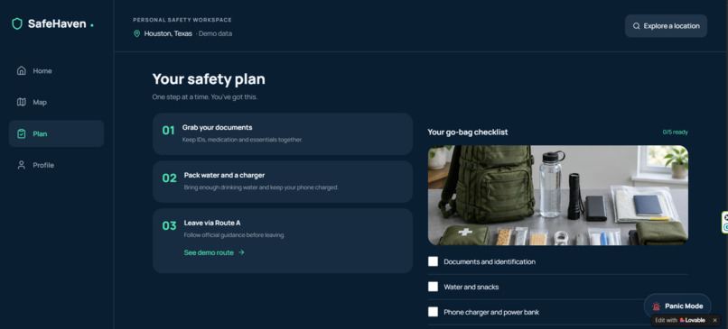 SafeHaven – screenshot 3