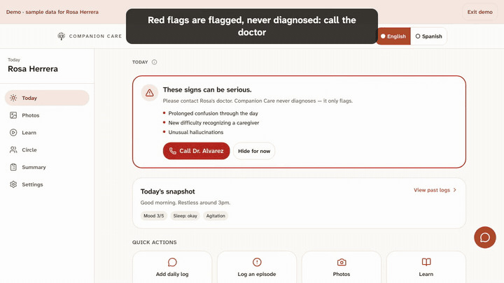 Companion Care – screenshot 2