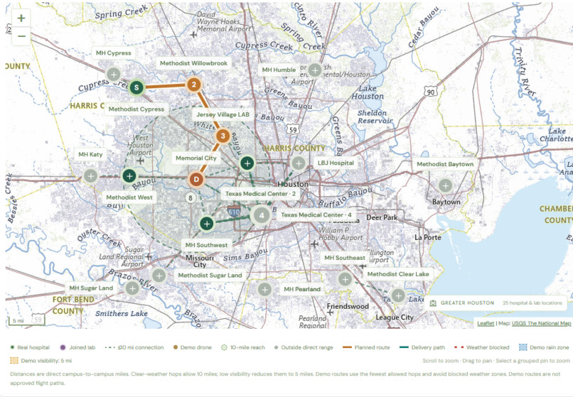 Hospital Drone Network – screenshot 1