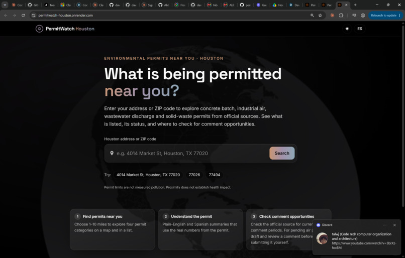 PermitWatch – screenshot 1