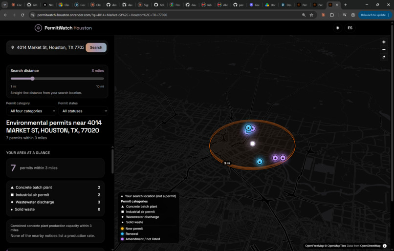 PermitWatch – screenshot 2