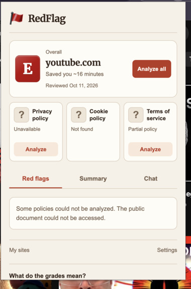 RedFlag – screenshot 3