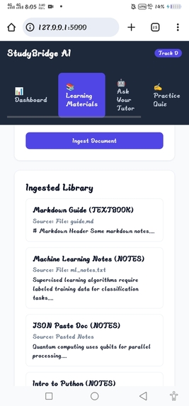 StudyBridge AI – screenshot 3
