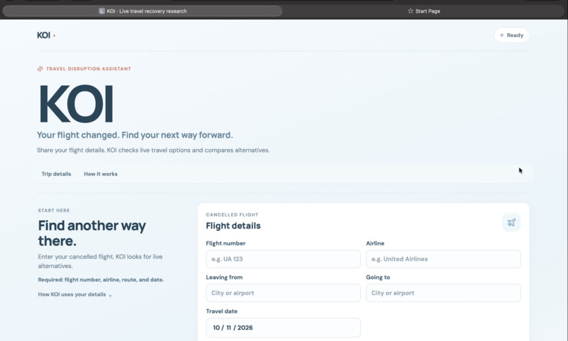 KOI – screenshot 1