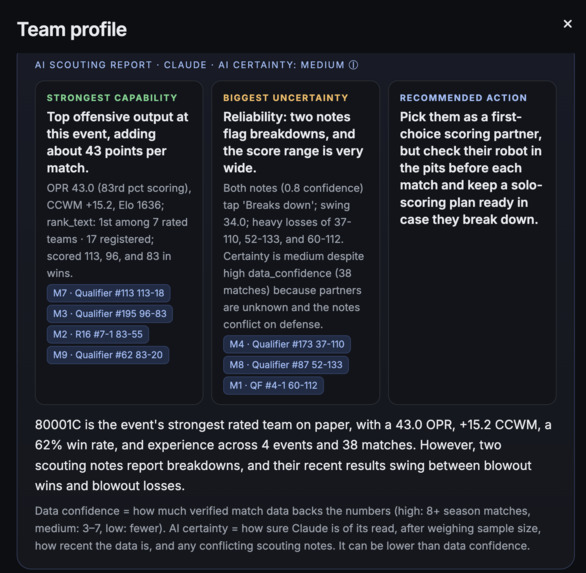 Vex Scout AI – screenshot 2