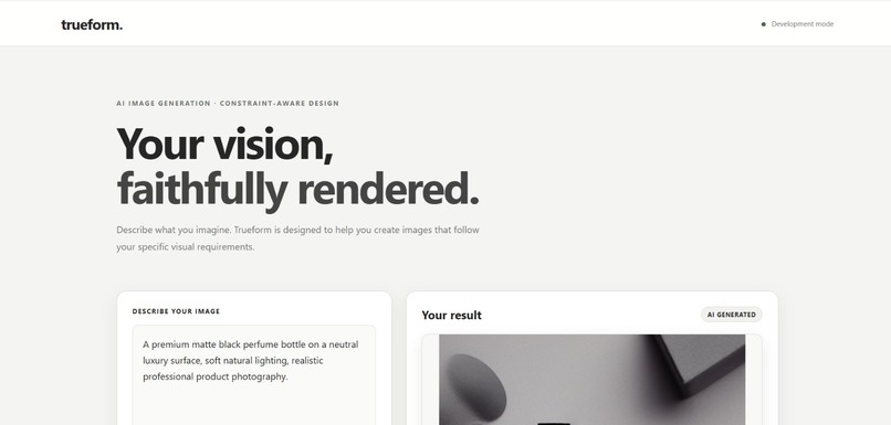 TrueForm – screenshot 1