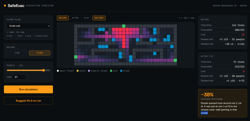 SafeEvac – screenshot 1