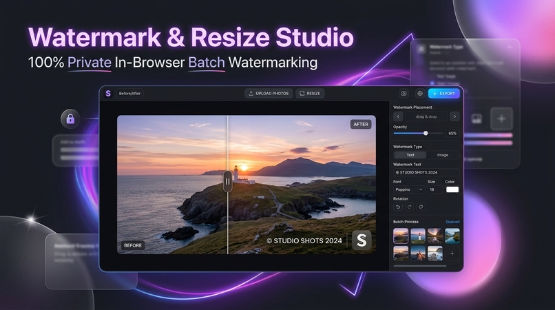 Watermark Studio: Autonomous Visual Triage & GreenOps Agent – screenshot 1