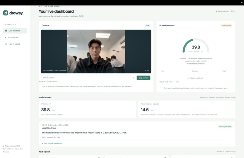 drozyAI – screenshot 2