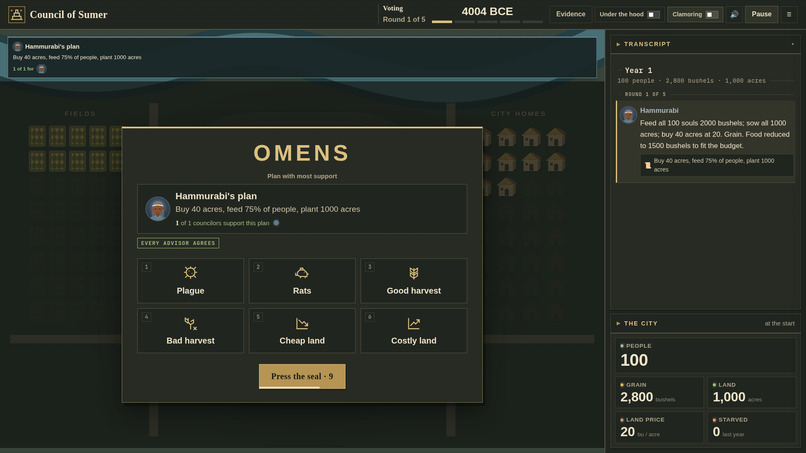 Council of Sumer – screenshot 1