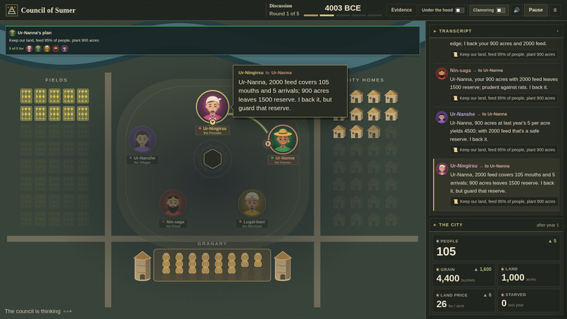 Council of Sumer – screenshot 1