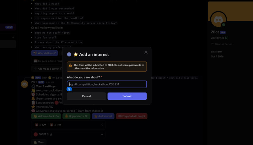 ZBot – screenshot 3