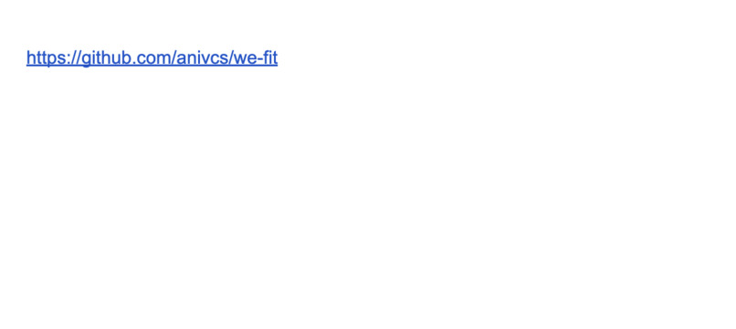 WeFit – screenshot 1
