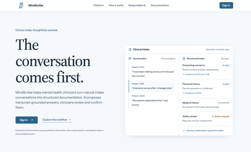 MindScribe – screenshot 1